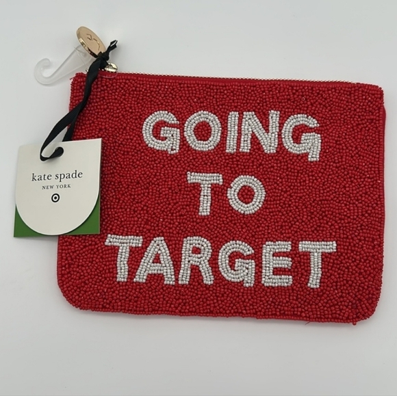 kate spade x Target "Going To Target" Beaded Clutch NWT - Picture 1 of 7